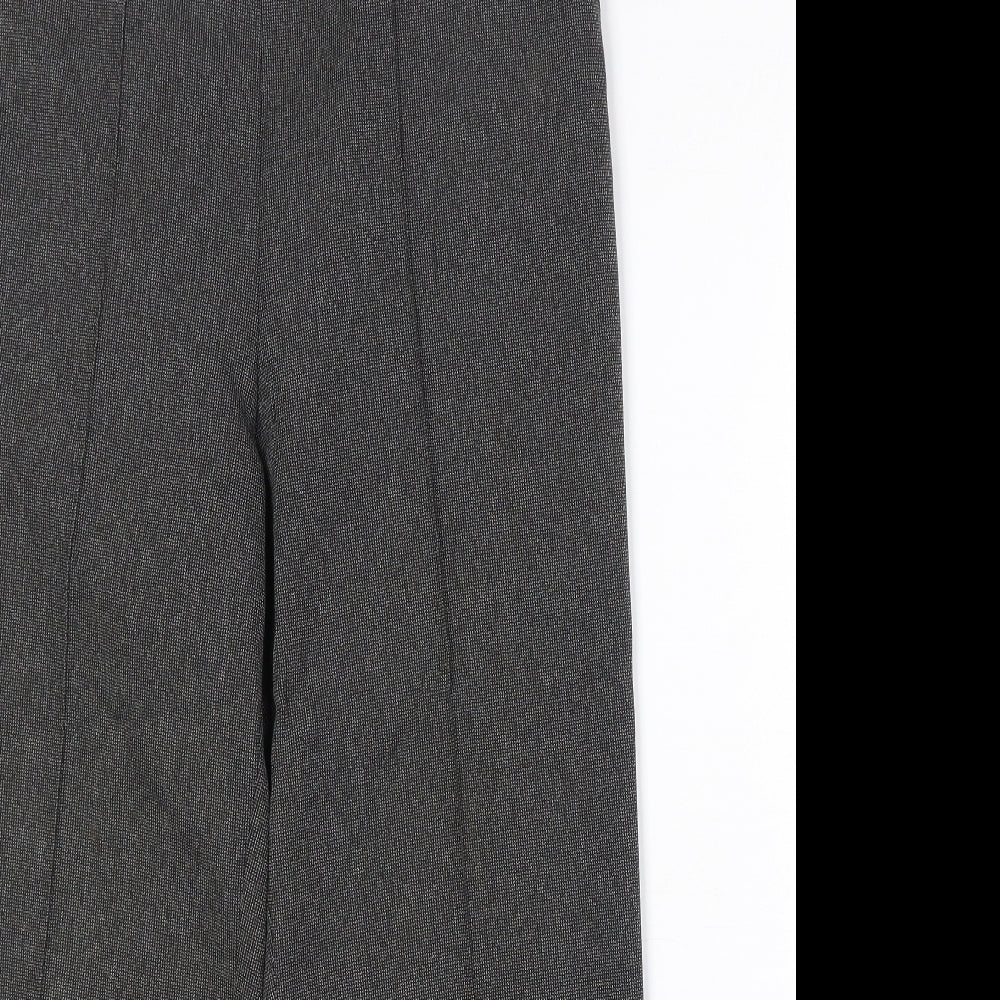 Bonmarché Womens Grey Polyester Trousers Size 14 Regular