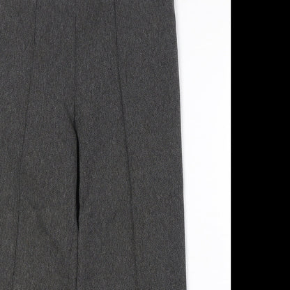 Bonmarché Womens Grey Polyester Trousers Size 14 Regular