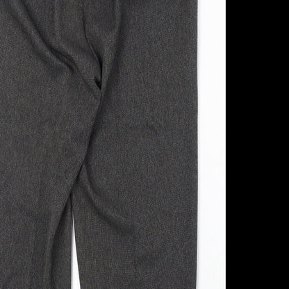 Bonmarché Womens Grey Polyester Trousers Size 14 Regular