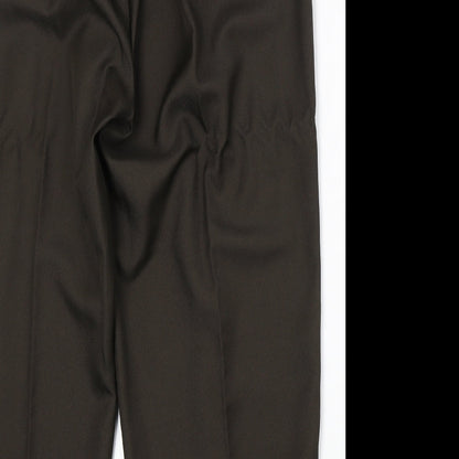 Womens UK Size 22 Amalina Regular Fit  Brown Trousers