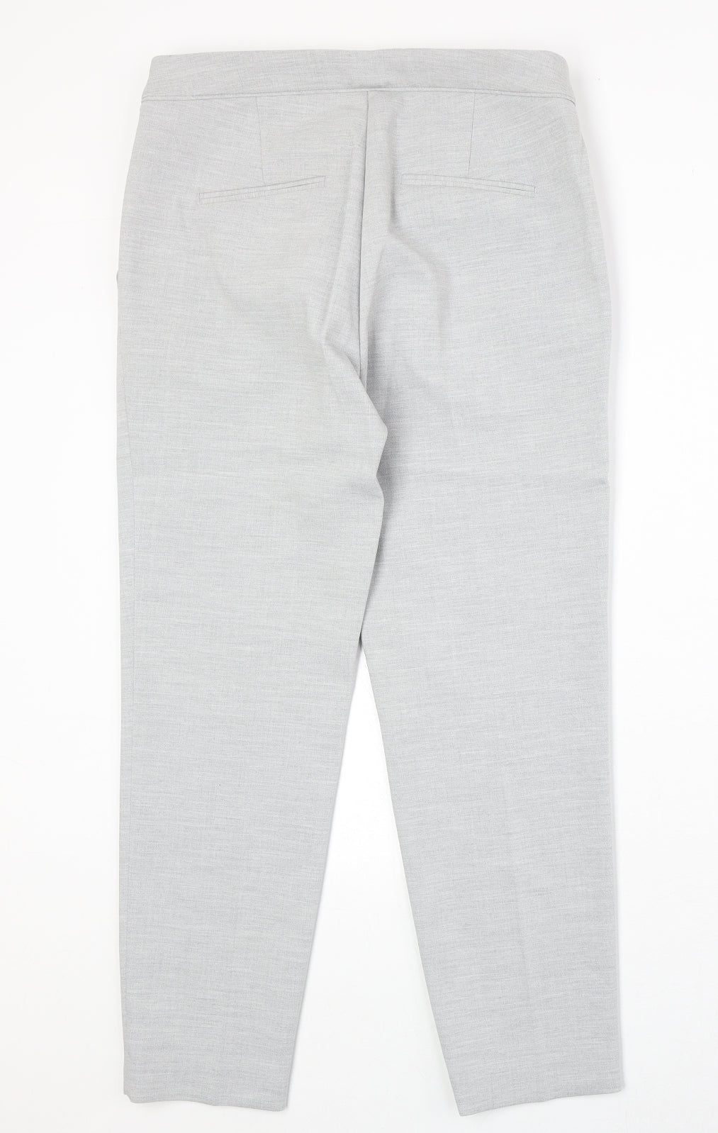 Womens UK Size 12 H&M Regular Fit Chino Grey Trousers
