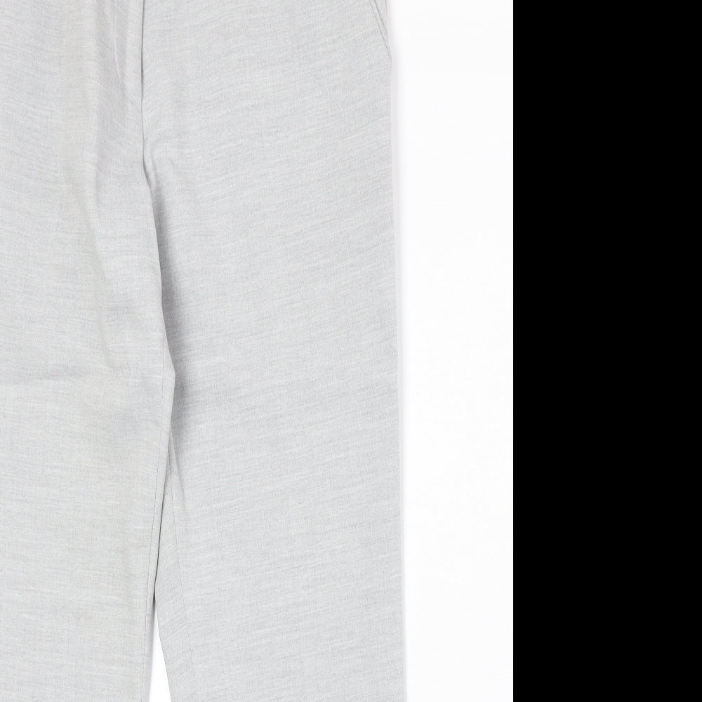 Womens UK Size 12 H&M Regular Fit Chino Grey Trousers