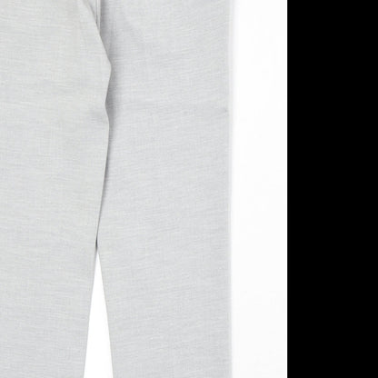Womens UK Size 12 H&M Regular Fit Chino Grey Trousers