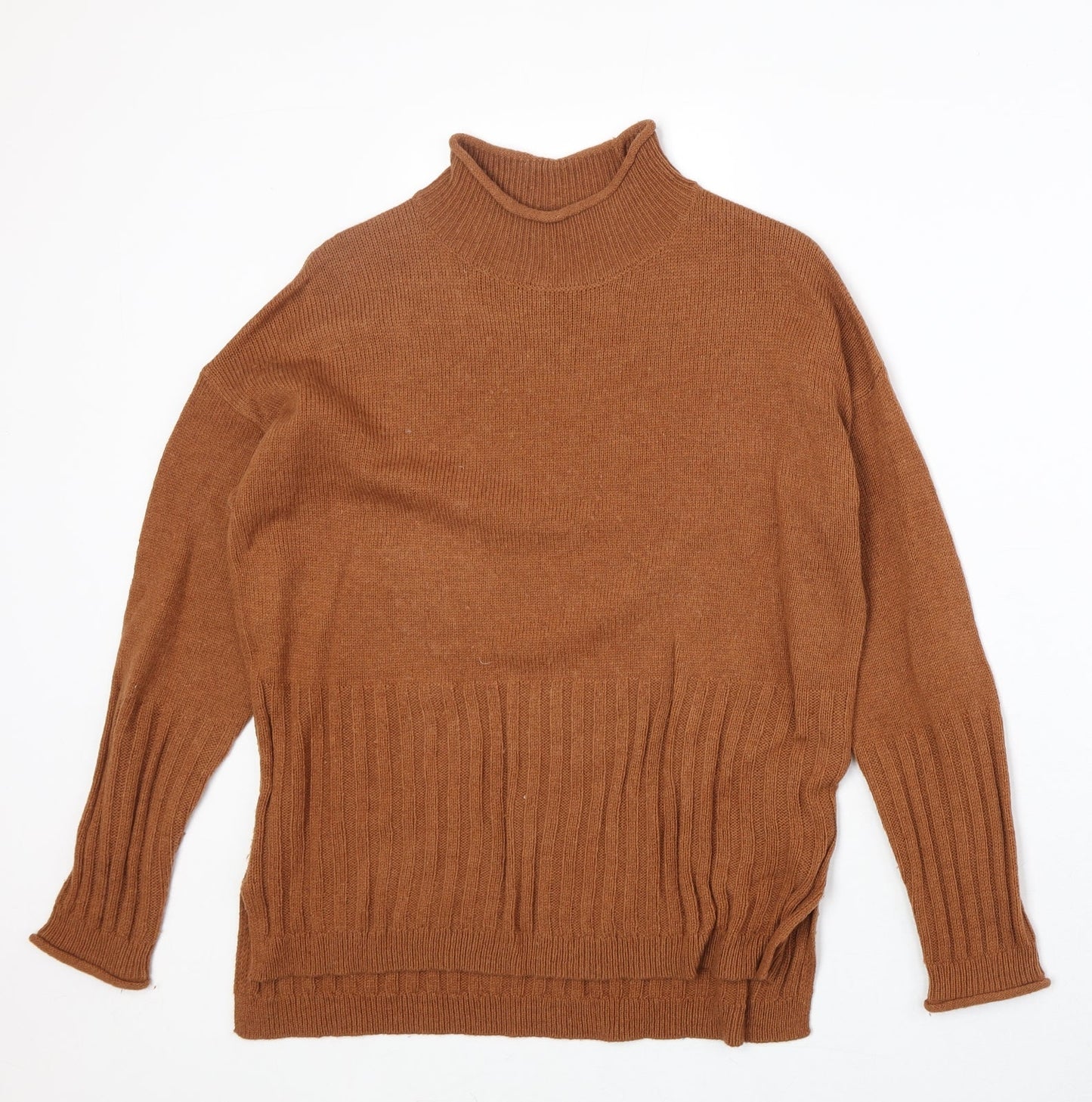 Womens UK Size S Marks and Spencer Orange Pullover Jumper