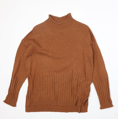 Womens UK Size S Marks and Spencer Orange Pullover Jumper