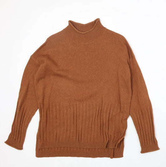 Womens UK Size S Marks and Spencer Orange Pullover Jumper