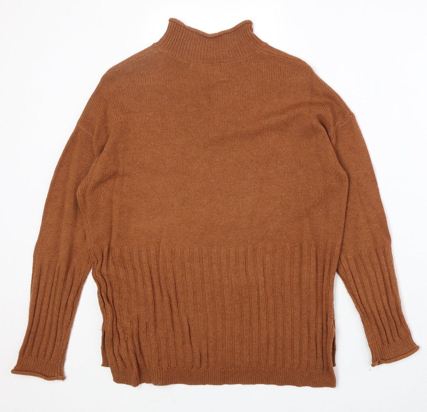 Womens UK Size S Marks and Spencer Orange Pullover Jumper