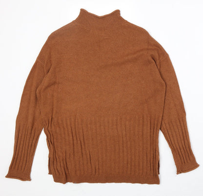 Womens UK Size S Marks and Spencer Orange Pullover Jumper