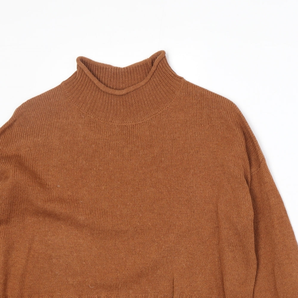 Womens UK Size S Marks and Spencer Orange Pullover Jumper