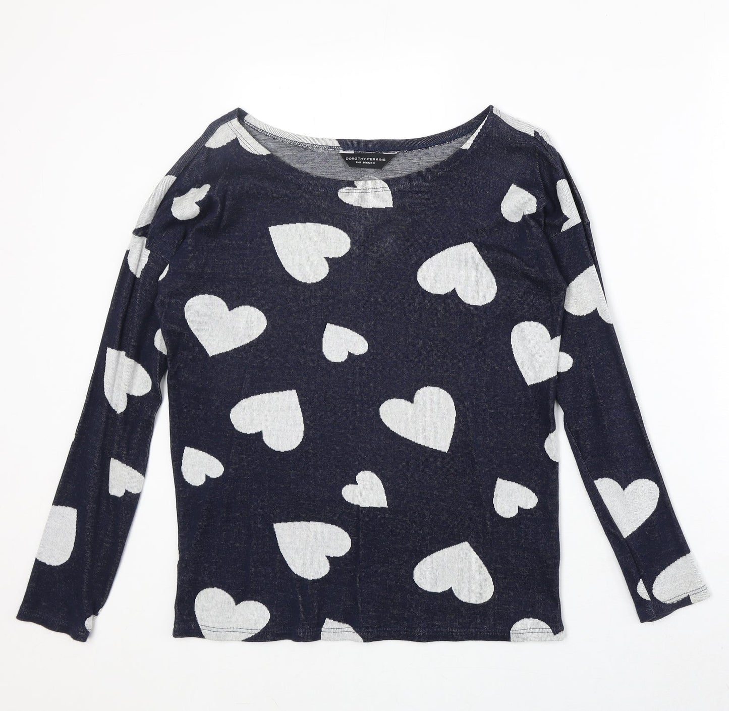 Womens UK Size 8 Dorothy Perkins Blue Pullover Jumper