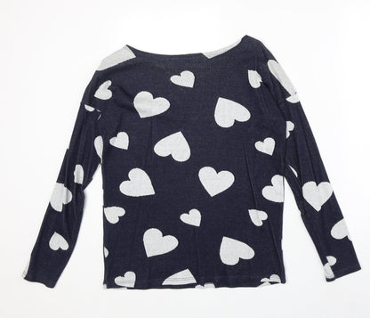 Womens UK Size 8 Dorothy Perkins Blue Pullover Jumper