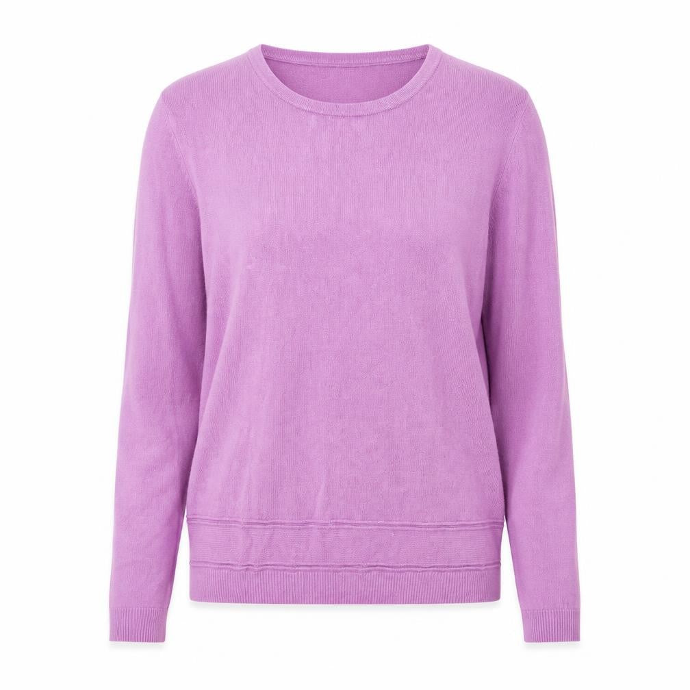 Womens UK Size S Vida Vi Purple Pullover Jumper