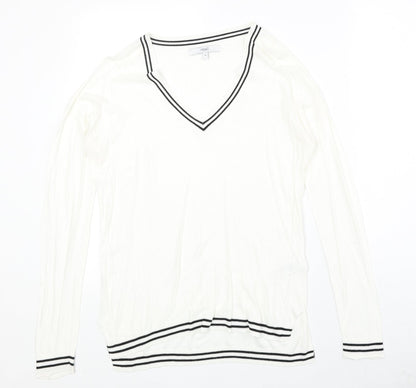 Womens UK Size 10 NEXT Ivory Pullover Jumper