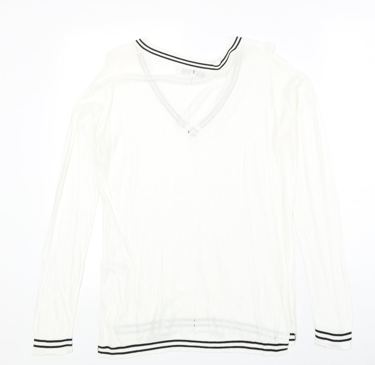 Womens UK Size 10 NEXT Ivory Pullover Jumper