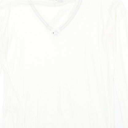 Womens UK Size 10 NEXT Ivory Pullover Jumper
