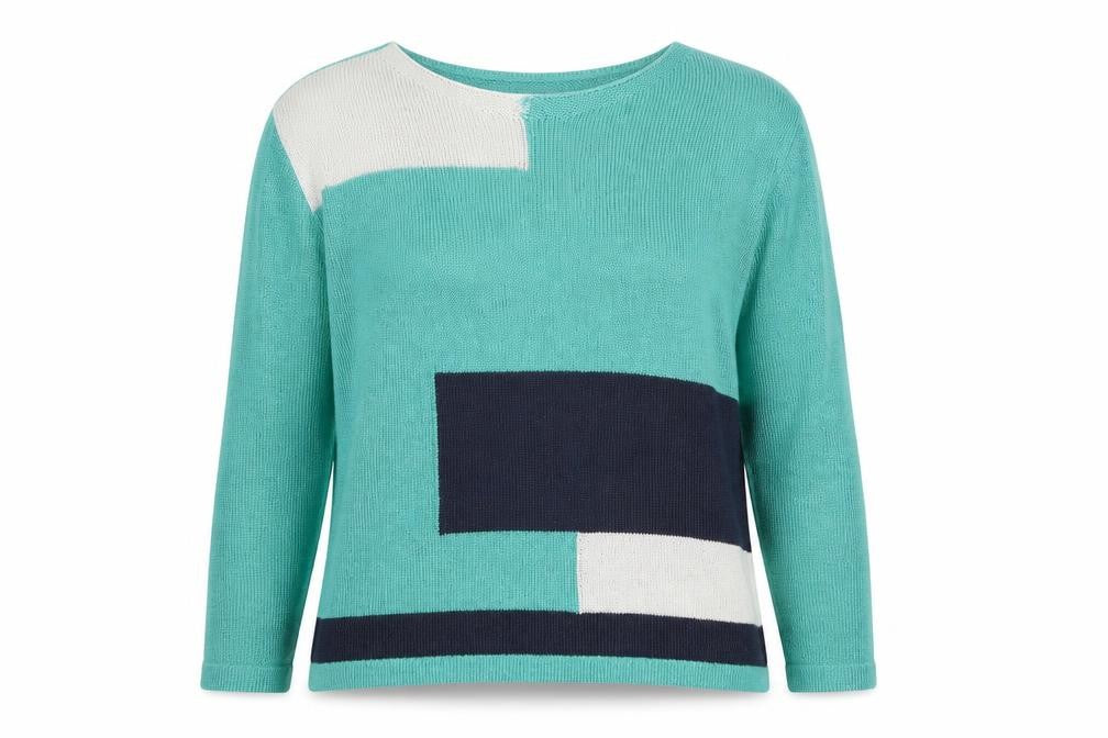Womens UK Size L Sarah Hamilton Green Pullover Jumper