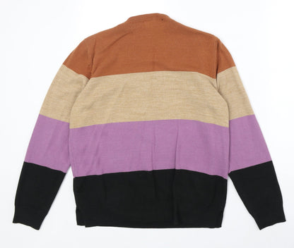 Womens UK Size 14 Marks and Spencer Multicoloured Pullover Jumper