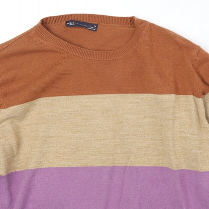 Womens UK Size 14 Marks and Spencer Multicoloured Pullover Jumper