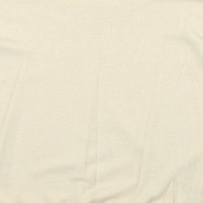 Cotsworld Womens Beige Round Neck Cotton Pullover Jumper Size XL