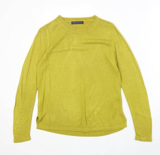 Womens UK Size 12 Marks and Spencer Green Pullover Jumper