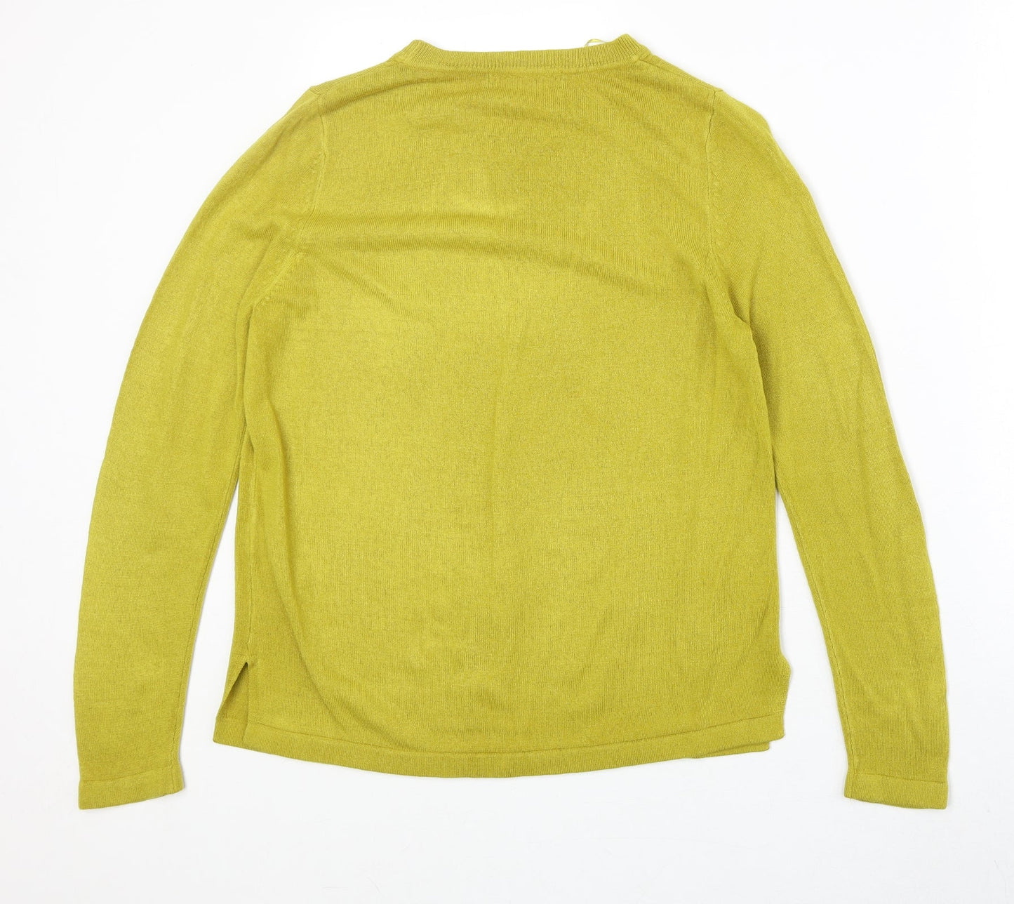 Womens UK Size 12 Marks and Spencer Green Pullover Jumper