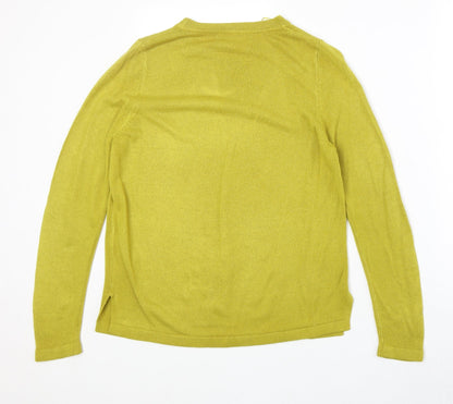 Womens UK Size 12 Marks and Spencer Green Pullover Jumper