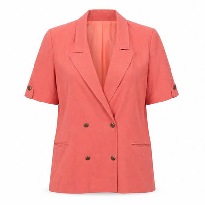 Womens UK Size 14 Preworn Regular Pink Blazer