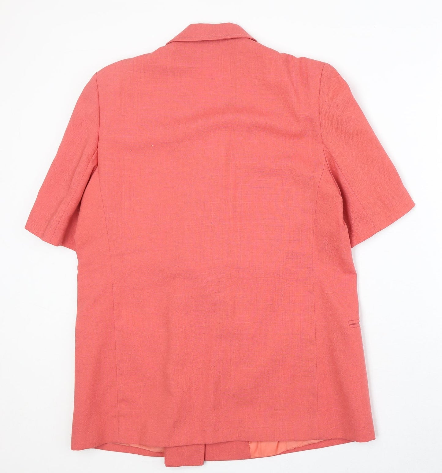 Womens UK Size 14 Preworn Regular Pink Blazer