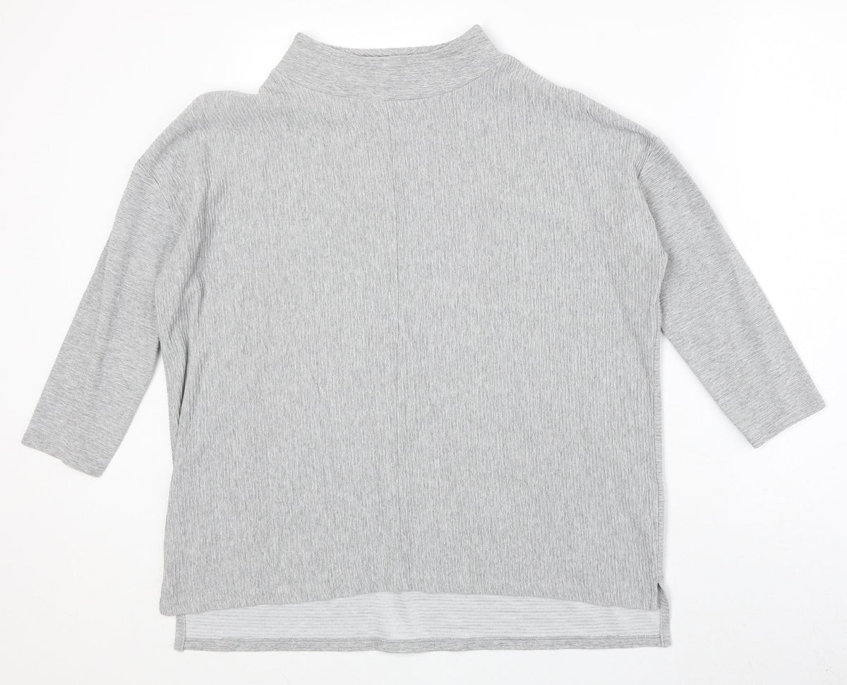 Nutmeg Womens Grey Viscose Pullover Sweatshirt Size 12 Pullover