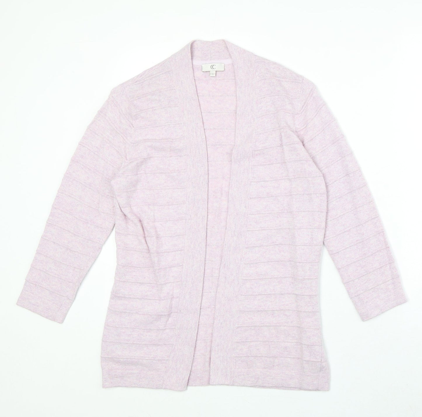 Womens UK Size S CC Pink Cardigan Jumper