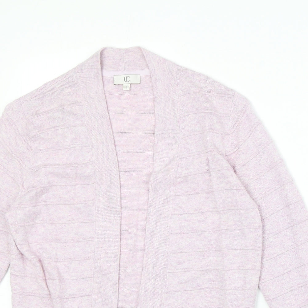 Womens UK Size S CC Pink Cardigan Jumper