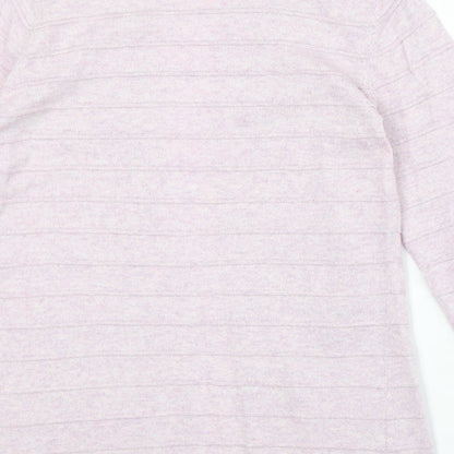 Womens UK Size S CC Pink Cardigan Jumper