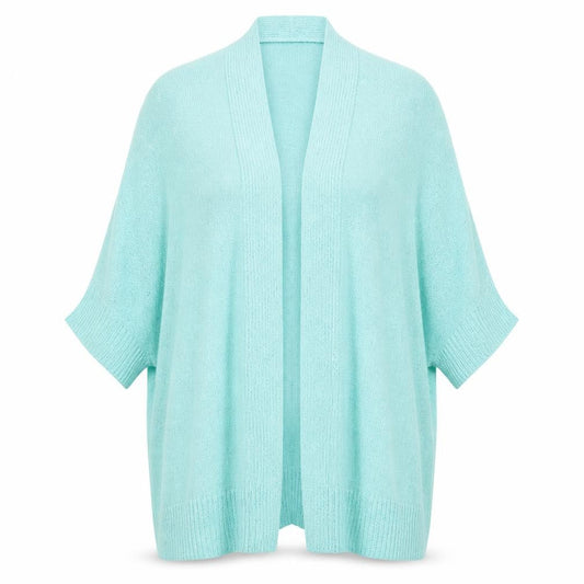 Anthology Womens Blue V-Neck Acrylic Cardigan Jumper Size 12