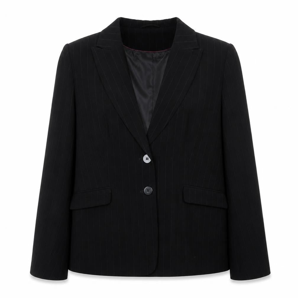 Womens UK Size 16 AMARANTO Regular Black Blazer