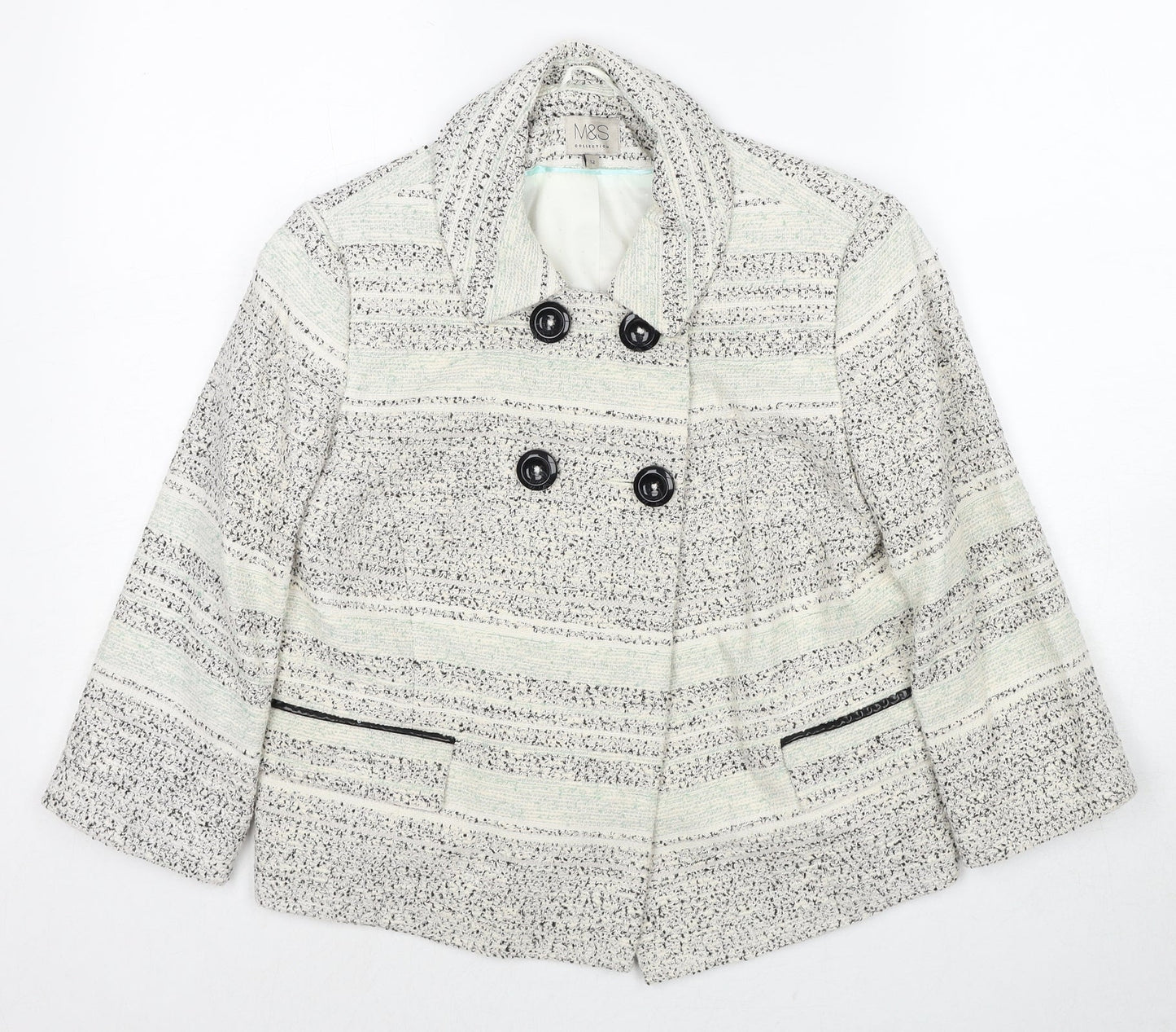 Womens UK Size 12 Marks and Spencer Grey Jacket