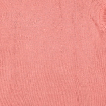 Classics Womens Pink Round Neck Acrylic Pullover Jumper Size 14 - Size 14-16