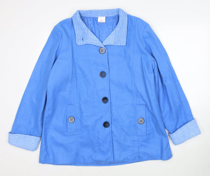 Womens UK Size M Anne de Lancey Blue Jacket