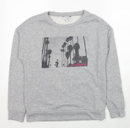 Mens UK Size S NEXT Grey Pullover Sweatshirt