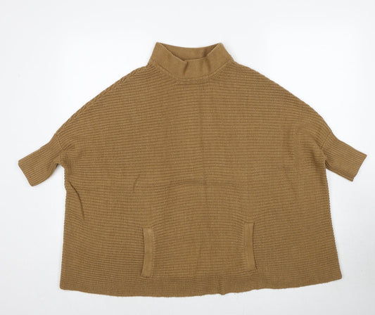 Womens UK Size XS H&M Brown Pullover Jumper