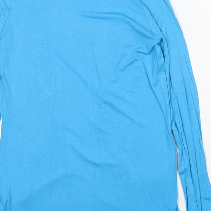 Nice Collection Womens Blue V-Neck Viscose Cardigan Jumper Size S - Size S/M