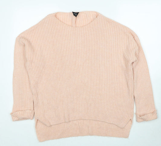 Womens UK Size 12 Dorothy Perkins Pink Pullover Jumper