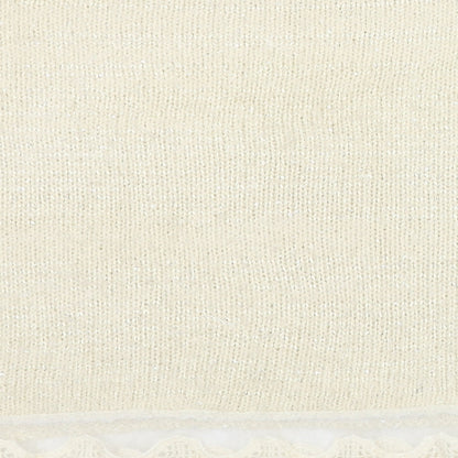 Voulez-Vous Womens Ivory Round Neck Acrylic Pullover Jumper Size S - Size S/M Poncho
