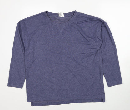 Womens UK Size 12 Being Casual Blue Pullover Jumper
