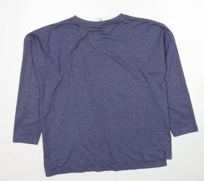 Womens UK Size 12 Being Casual Blue Pullover Jumper