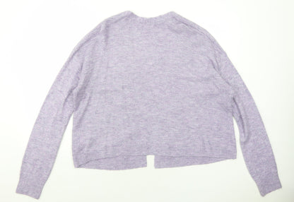 Womens UK Size S H&M Purple Cardigan Jumper