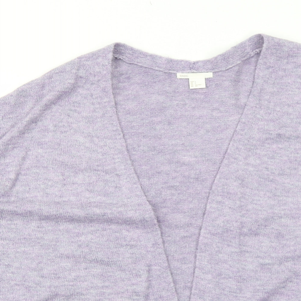 Womens UK Size S H&M Purple Cardigan Jumper