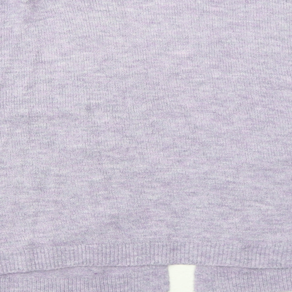 Womens UK Size S H&M Purple Cardigan Jumper