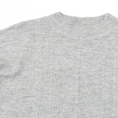 Womens UK Size M Peacocks Grey Pullover Jumper