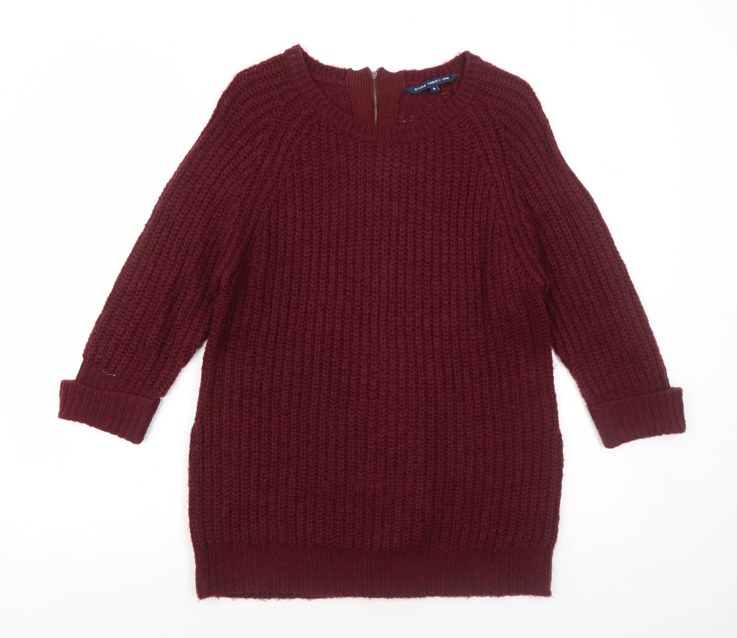 Womens UK Size M Store Twenty One Red Pullover Jumper