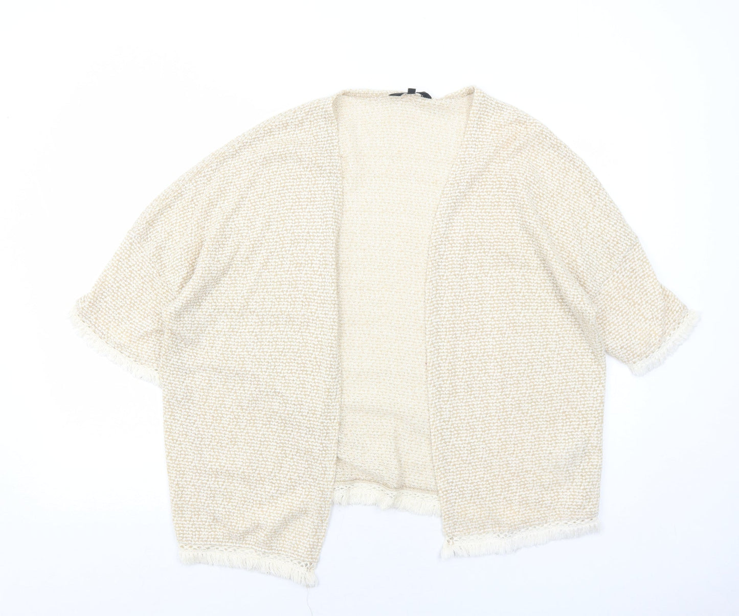 Womens UK Size 12 New Look Ivory Cardigan Jumper